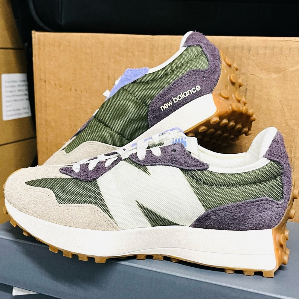 New Balance 327 Casual Women Sneakers Shoes Oak leaf mystic purple various sizes